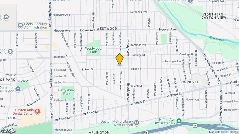305 Westwood Ave Mapa y Detalles de la Ubicación