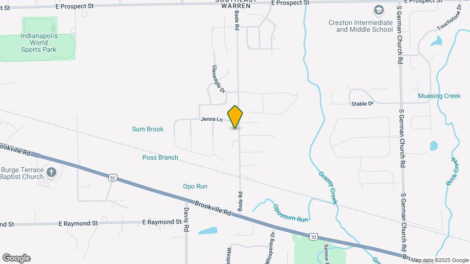1750 Bade Rd Map and Location Details