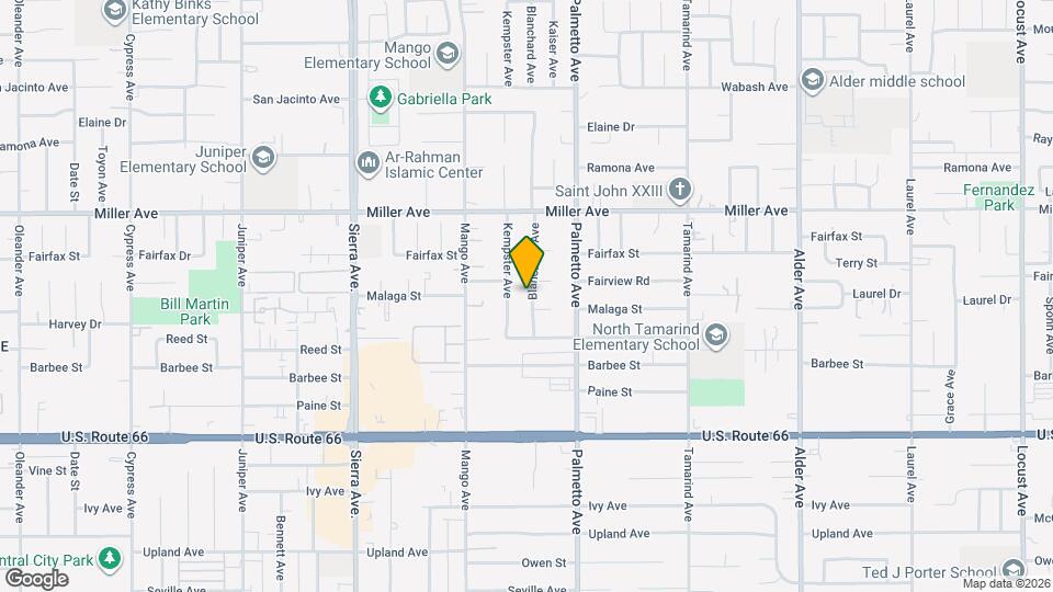 7852 Blanchard Ave Map and Location Details