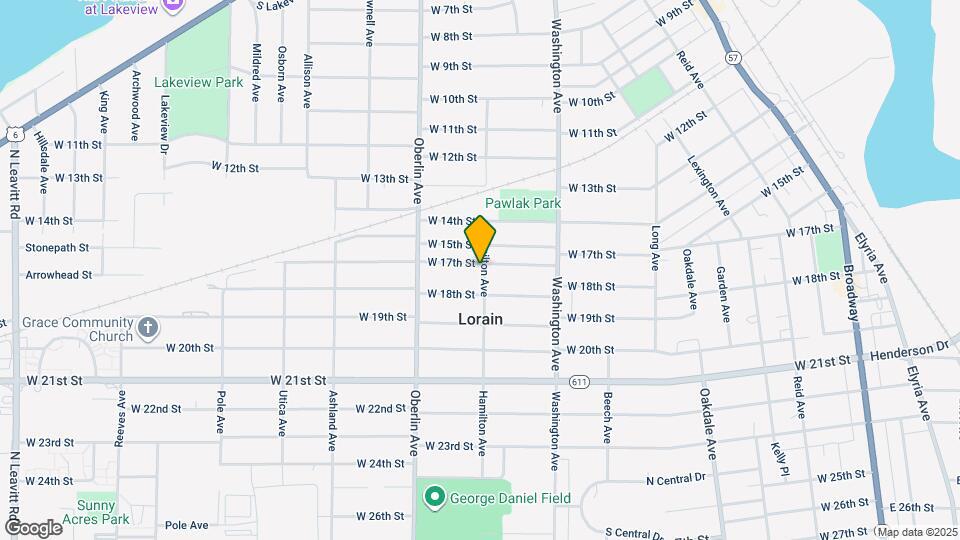 1710 Hamilton Ave Map and Location Details