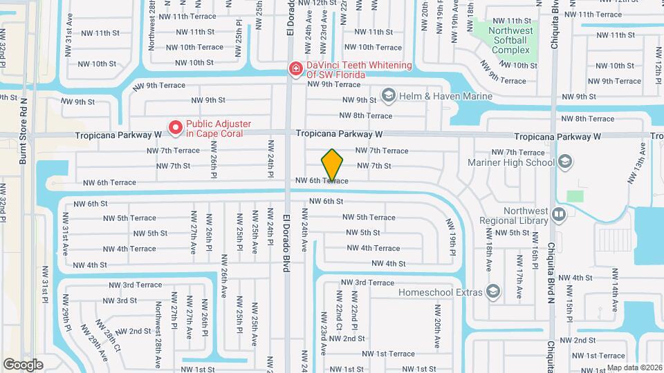 2234 NW 6th Terrace Map and Location Details