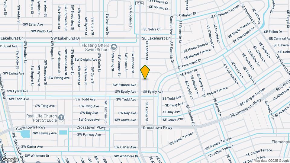 1248 SE Ladner St Map and Location Details
