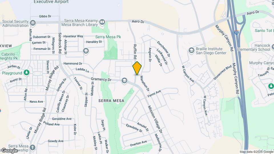 3333 Ruffin Rd Map and Location Details