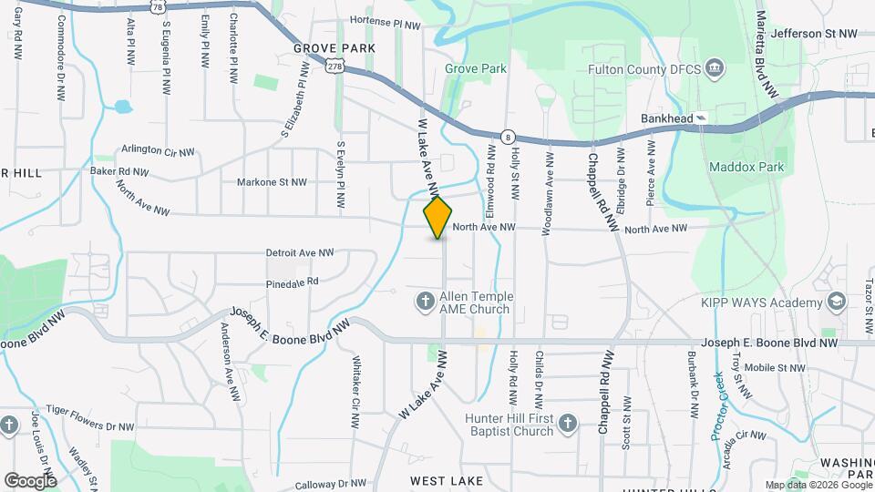 432 W Lake Ave NW Map and Location Details