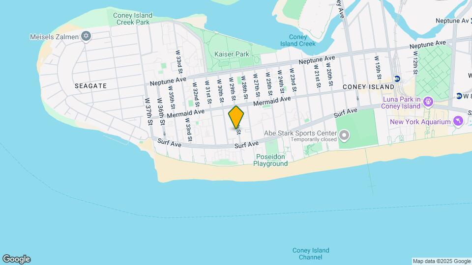 Coney Island Commons Map and Location Details