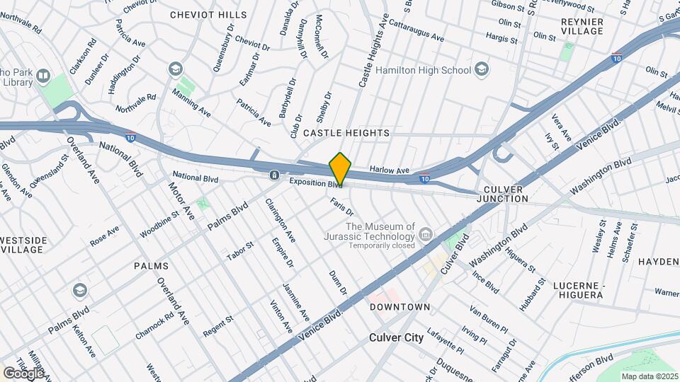 9714 Exposition Blvd Map and Location Details