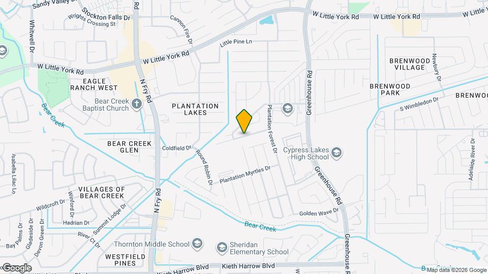 19522 Aventine Plantation Dr Map and Location Details