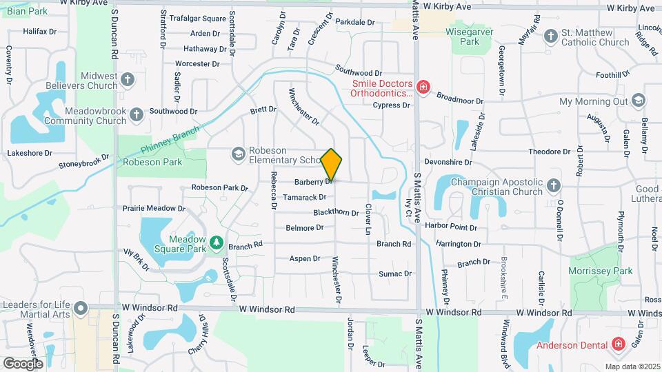2013 Winchester Dr Map and Location Details