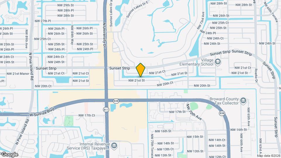 8085 NW 21st St Map and Location Details