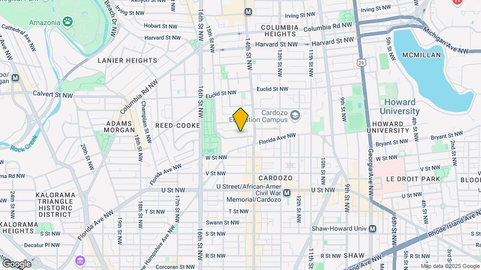 1421-1429 Belmont St NW Map and Location Details
