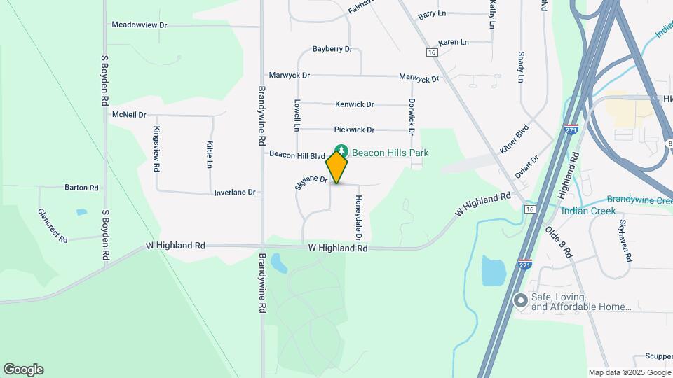 9097 Pleasantview Dr Map and Location Details