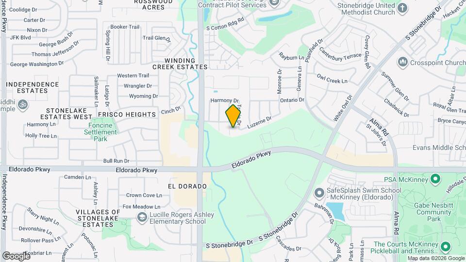 2805 Ariel Cove Map and Location Details