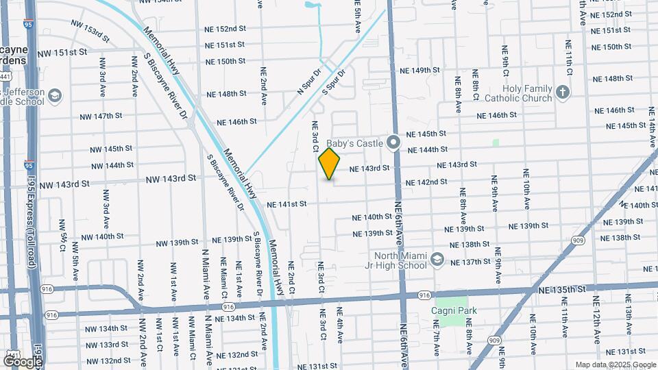 14212 NE 4th Ave Map and Location Details