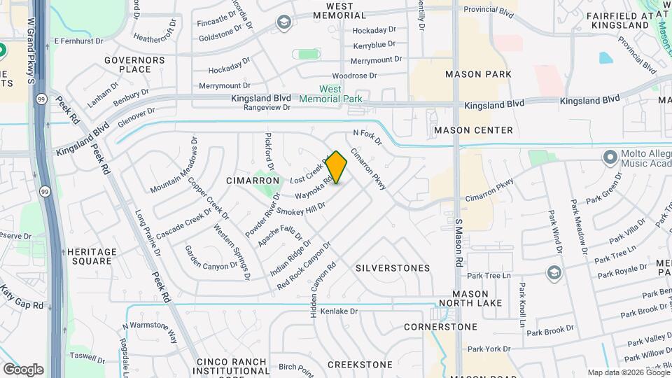 22322 Smokey Hill Dr Map and Location Details