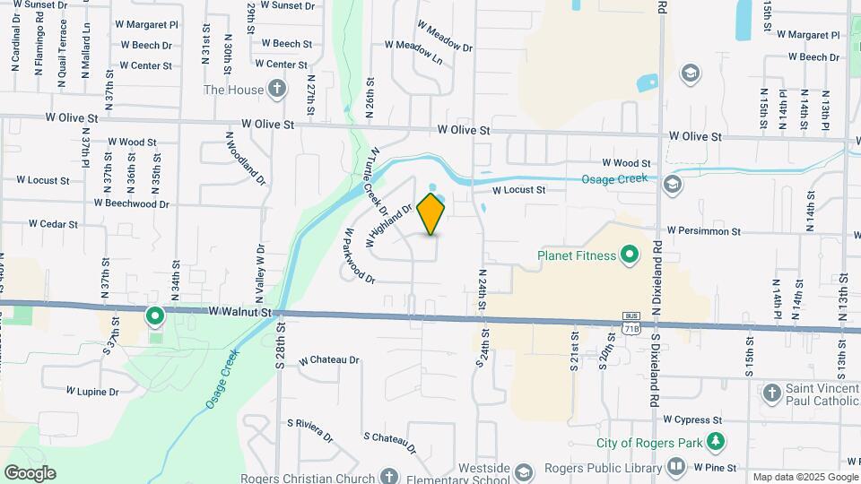 2726 W Highland Cir Map and Location Details