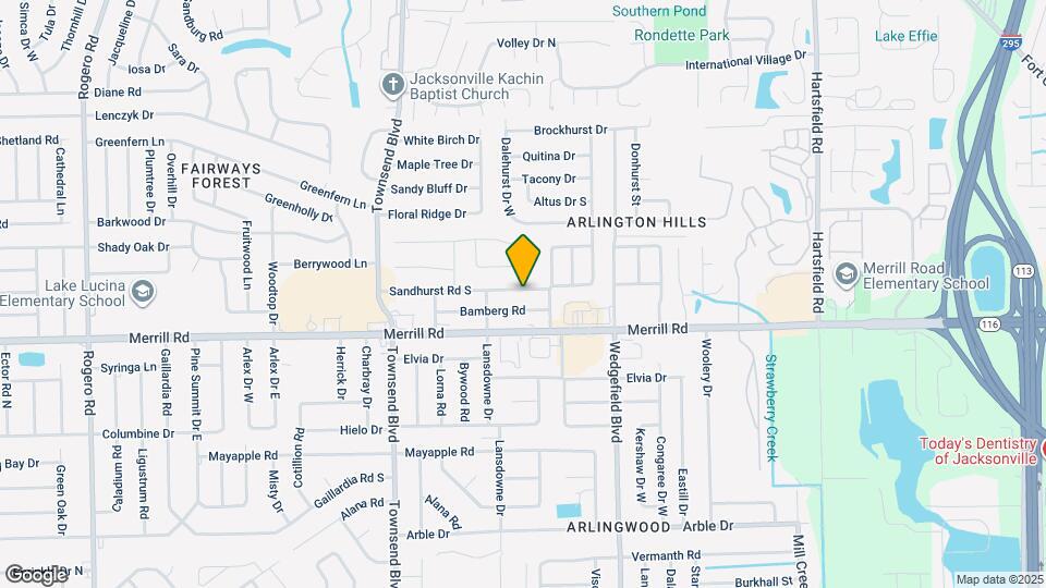 7444 Sandhurst Rd S Map and Location Details