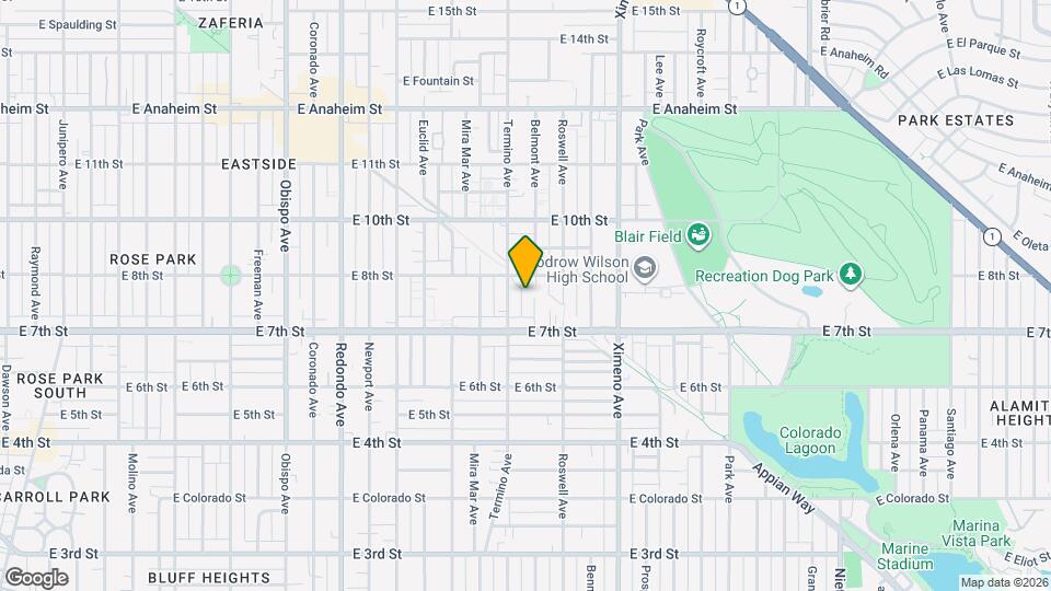 747 Belmont Ave Mapa y Detalles de la Ubicación