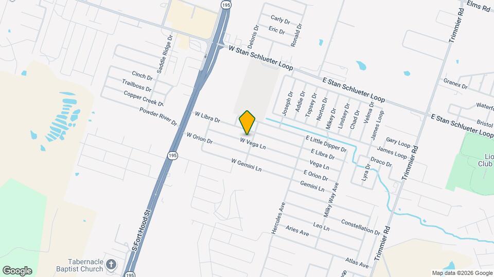 501 W Vega Ln Map and Location Details