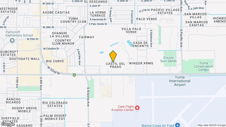 800 E Country Club Dr Map and Location Details