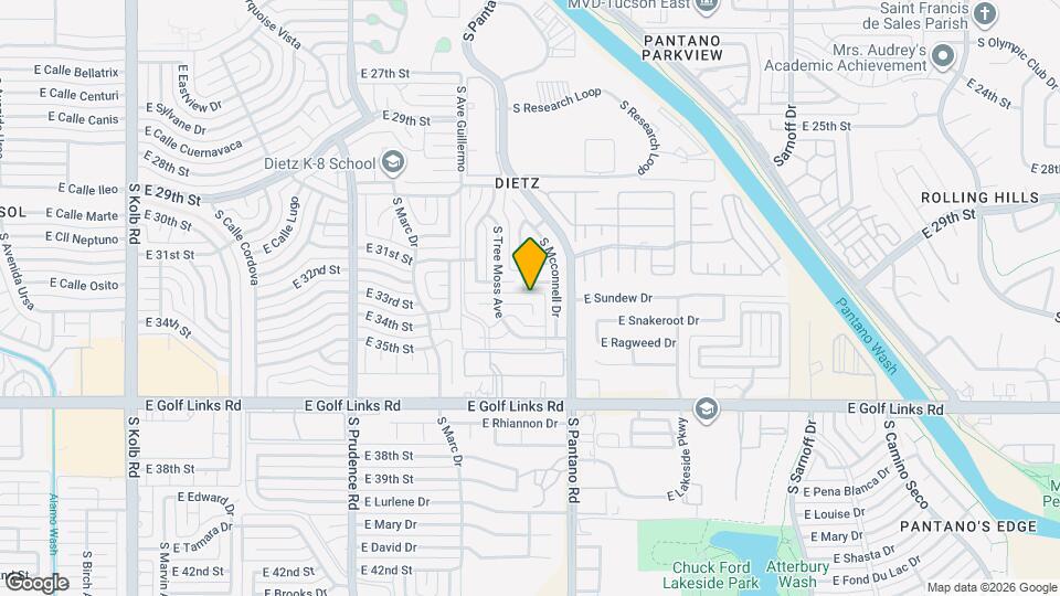 7763 E 33rd St Map and Location Details