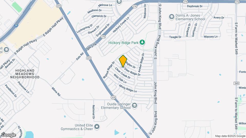 2849 Deer Ridge Dr Mapa y Detalles de la Ubicación