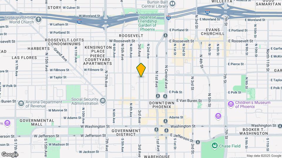 400 N 2nd Ave Map and Location Details