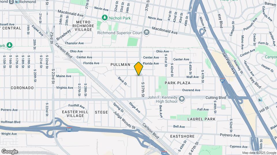 300 S 36th St Map and Location Details