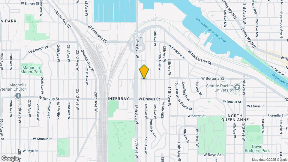 1401 W Bertona St Map and Location Details