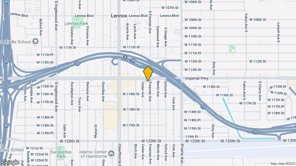 11421 Freeman Ave Map and Location Details