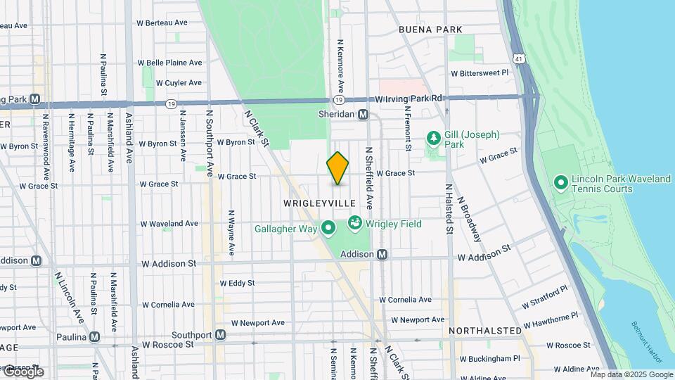 3745 N Seminary Ave Map and Location Details