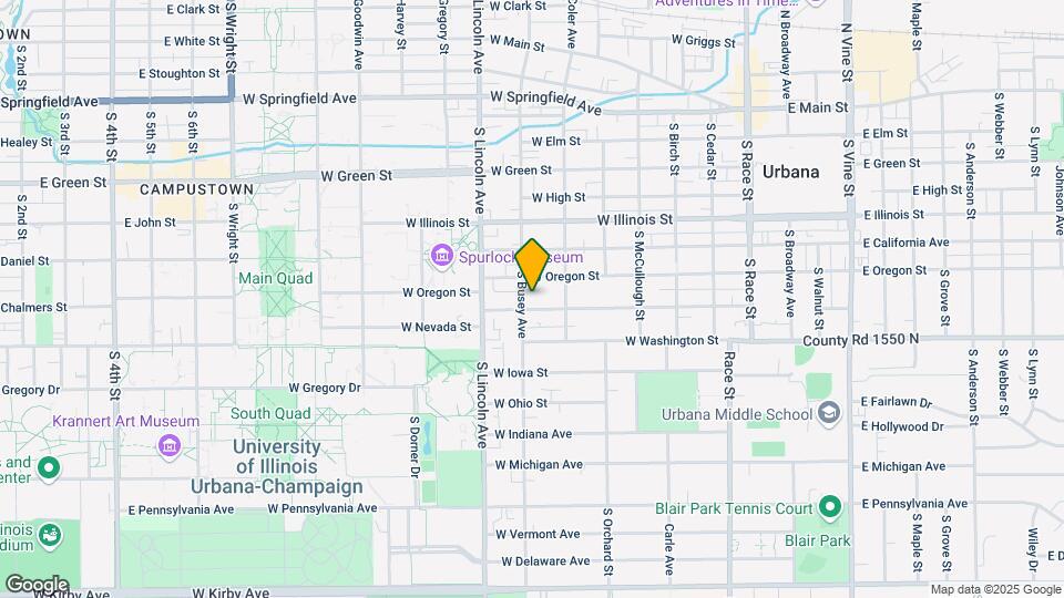 714 W Nevada St Map and Location Details