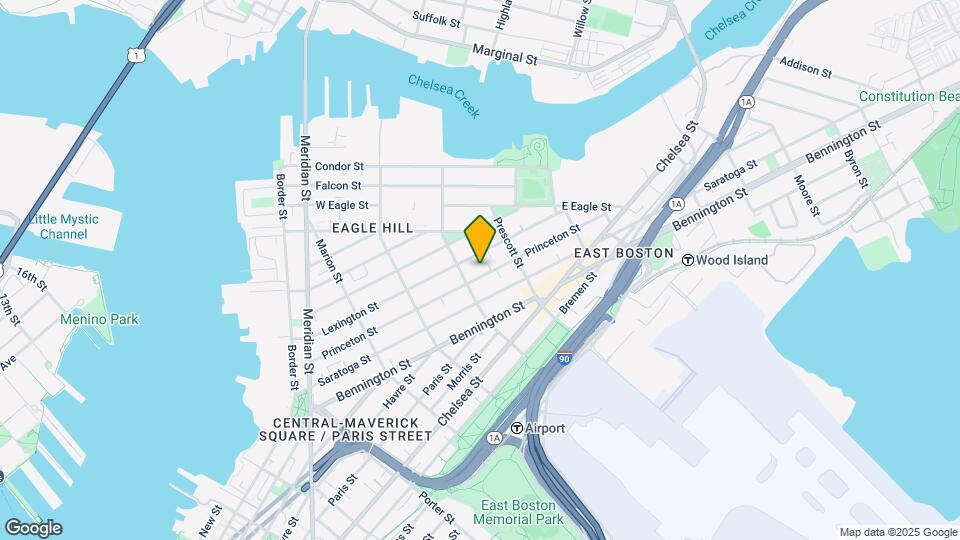 216 Princeton St, Unit 2 Mapa y Detalles de la Ubicación