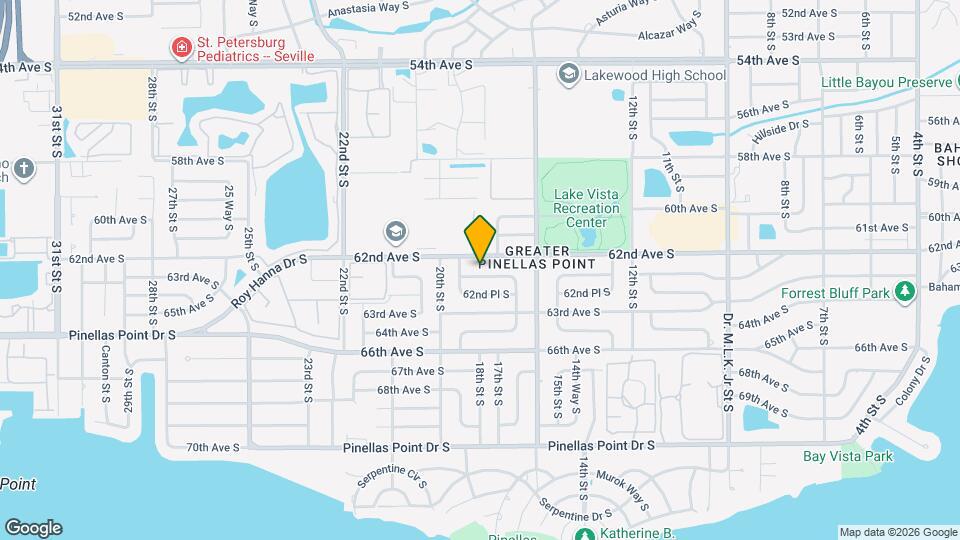 1801 62nd Terrace S Map and Location Details