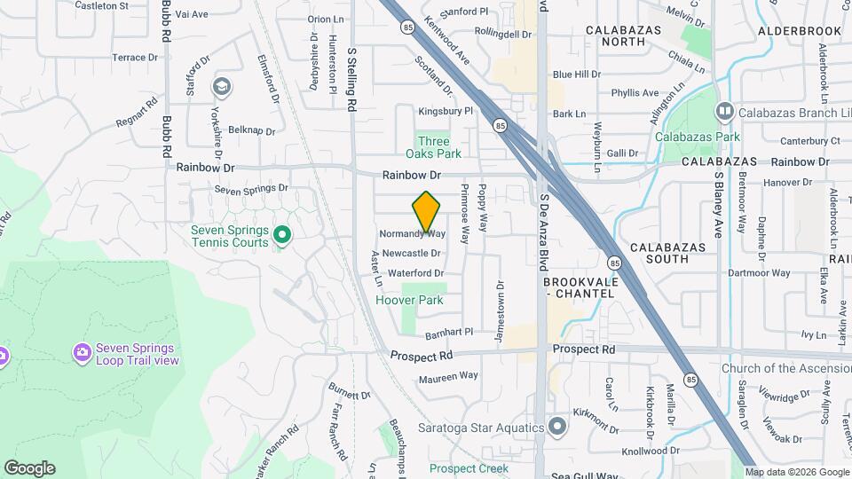 7570 Normandy Way Map and Location Details