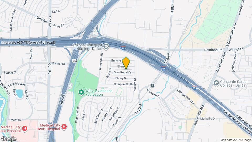 8411 Glen Regal Dr Map and Location Details