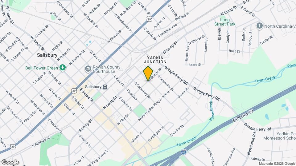 501 E Franklin St Map and Location Details