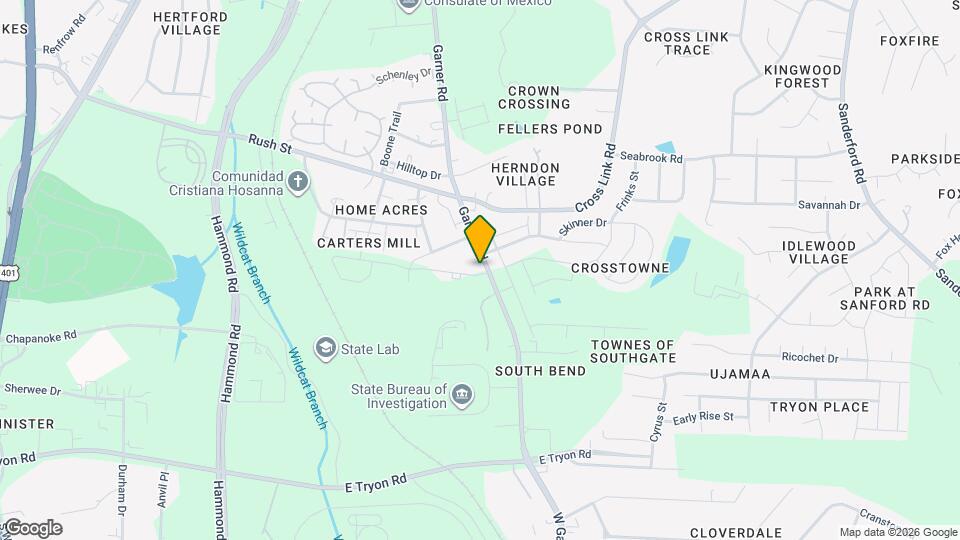 3118 Garner Rd Map and Location Details