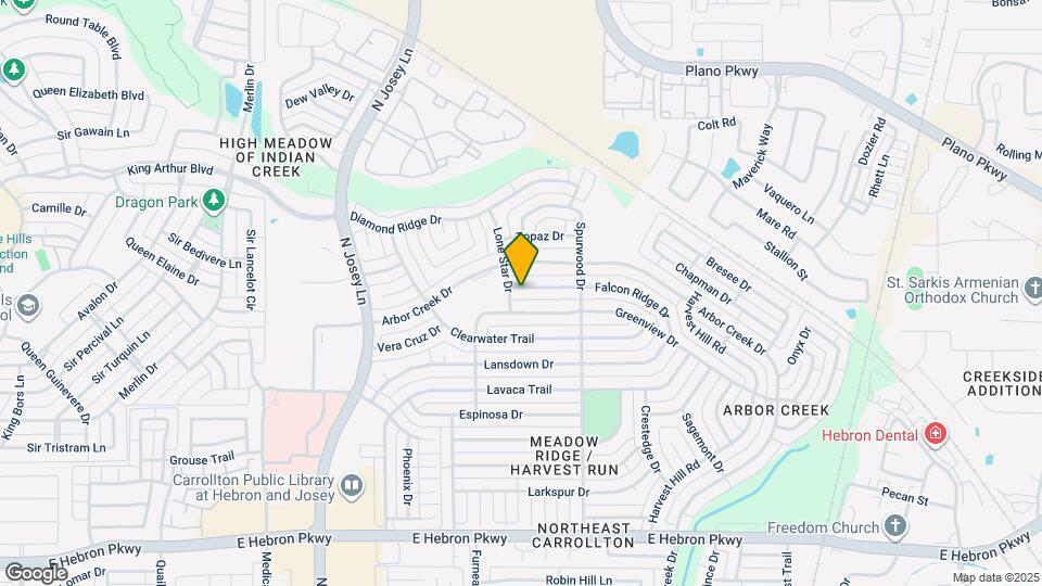 2016 Falcon Ridge Dr Map and Location Details