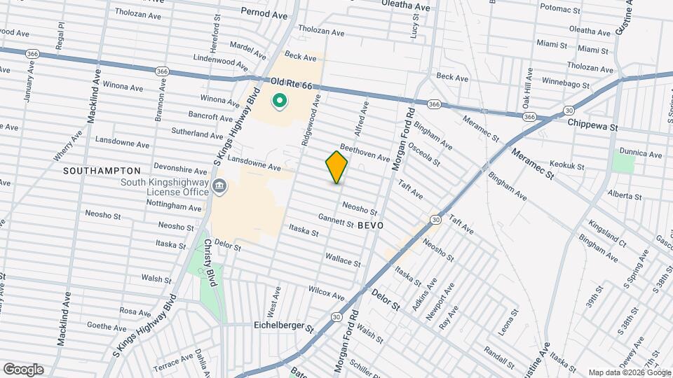 4406 Ellenwood Ave Mapa y Detalles de la Ubicación