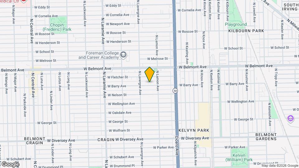 4928 W Barry Ave, Unit #1 Map and Location Details
