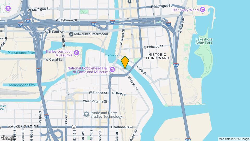 Water Street Lofts Map and Location Details