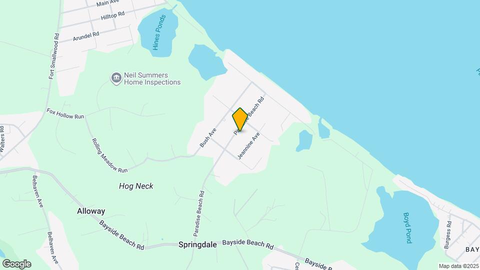 7643 Paradise Beach Rd Map and Location Details