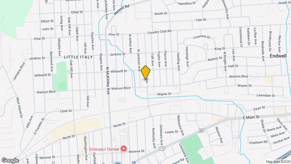 107 Hayes Ave Map and Location Details