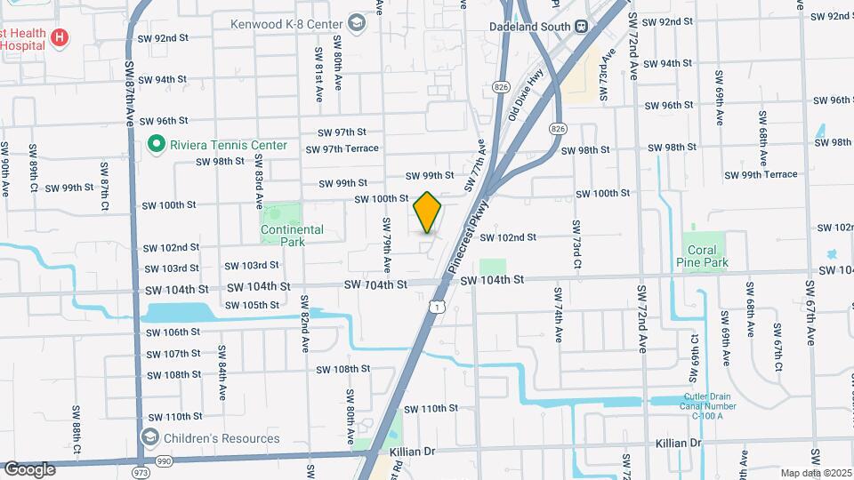 10220 SW 77th Ct Map and Location Details