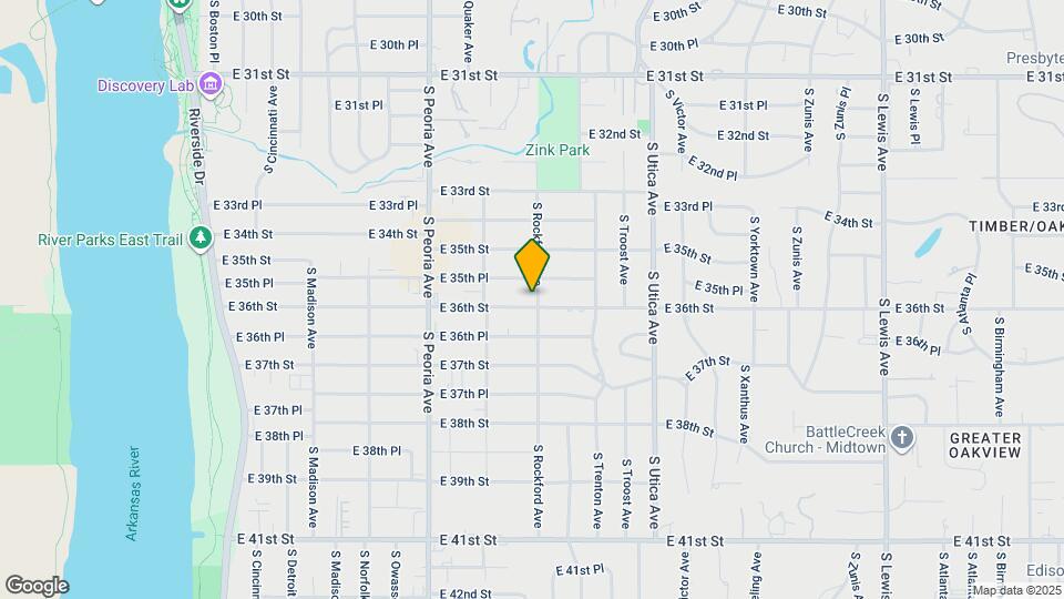 3540 S Rockford Ave Map and Location Details