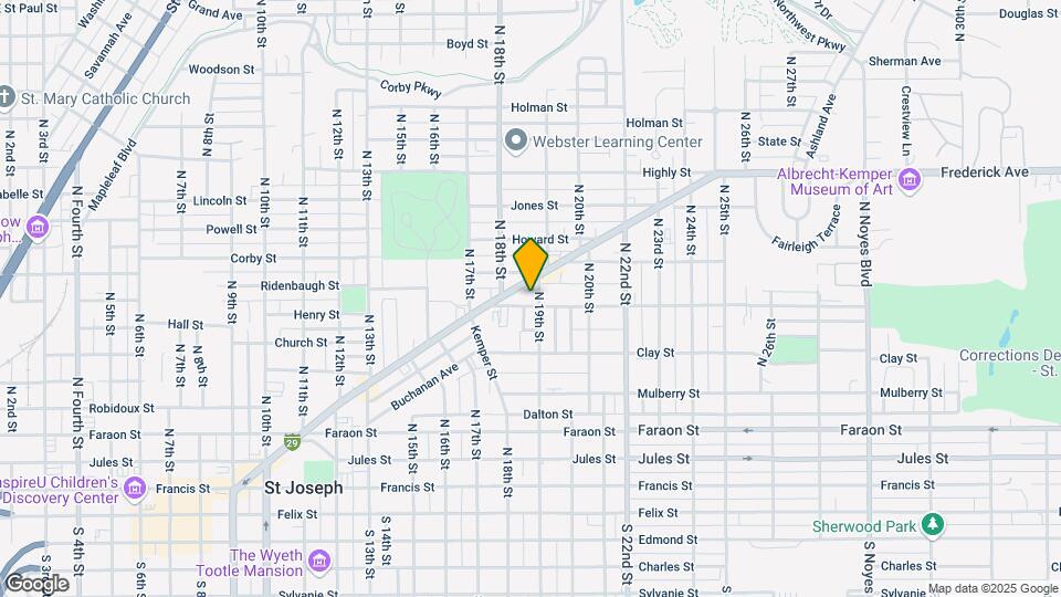 1831 Union St Map and Location Details
