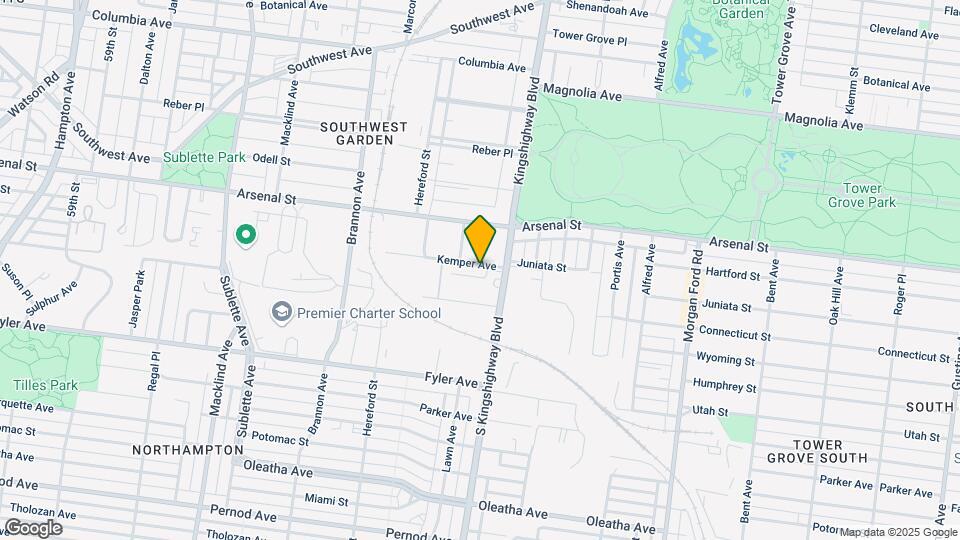 4930 Kemper Ave Mapa y Detalles de la Ubicación