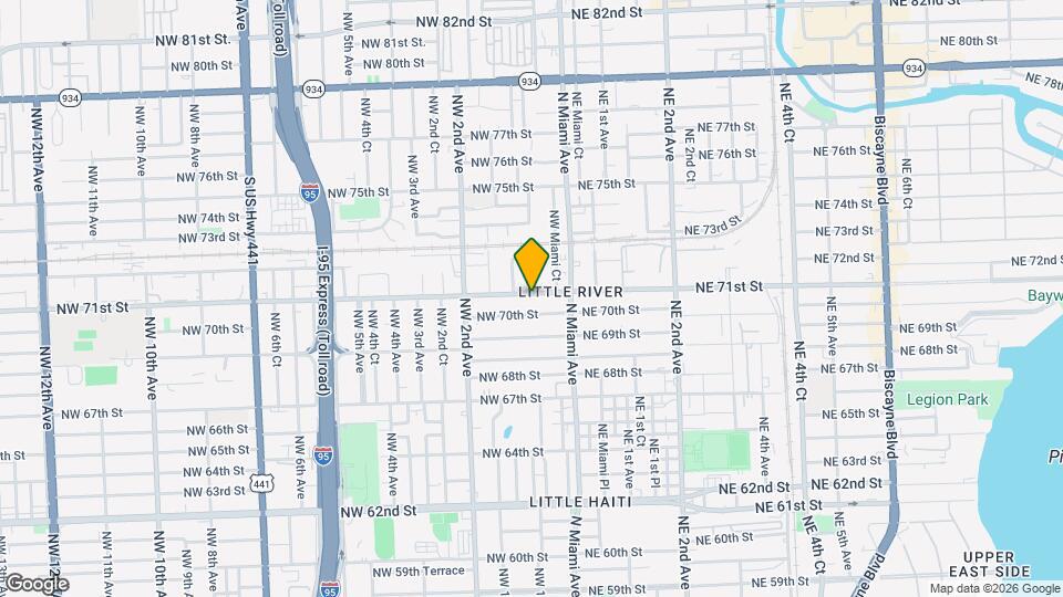 84 NW 71st St Map and Location Details