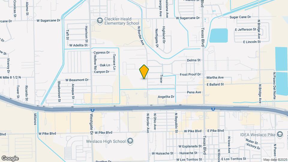 Midtown Weslaco Apartments Map and Location Details