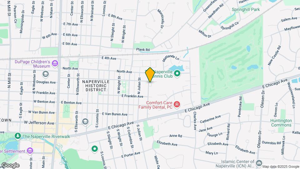 138-152 N Huffman St Map and Location Details